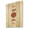 Designart - Minimal Moon Phases - Modern Print on Natural Pine Wood